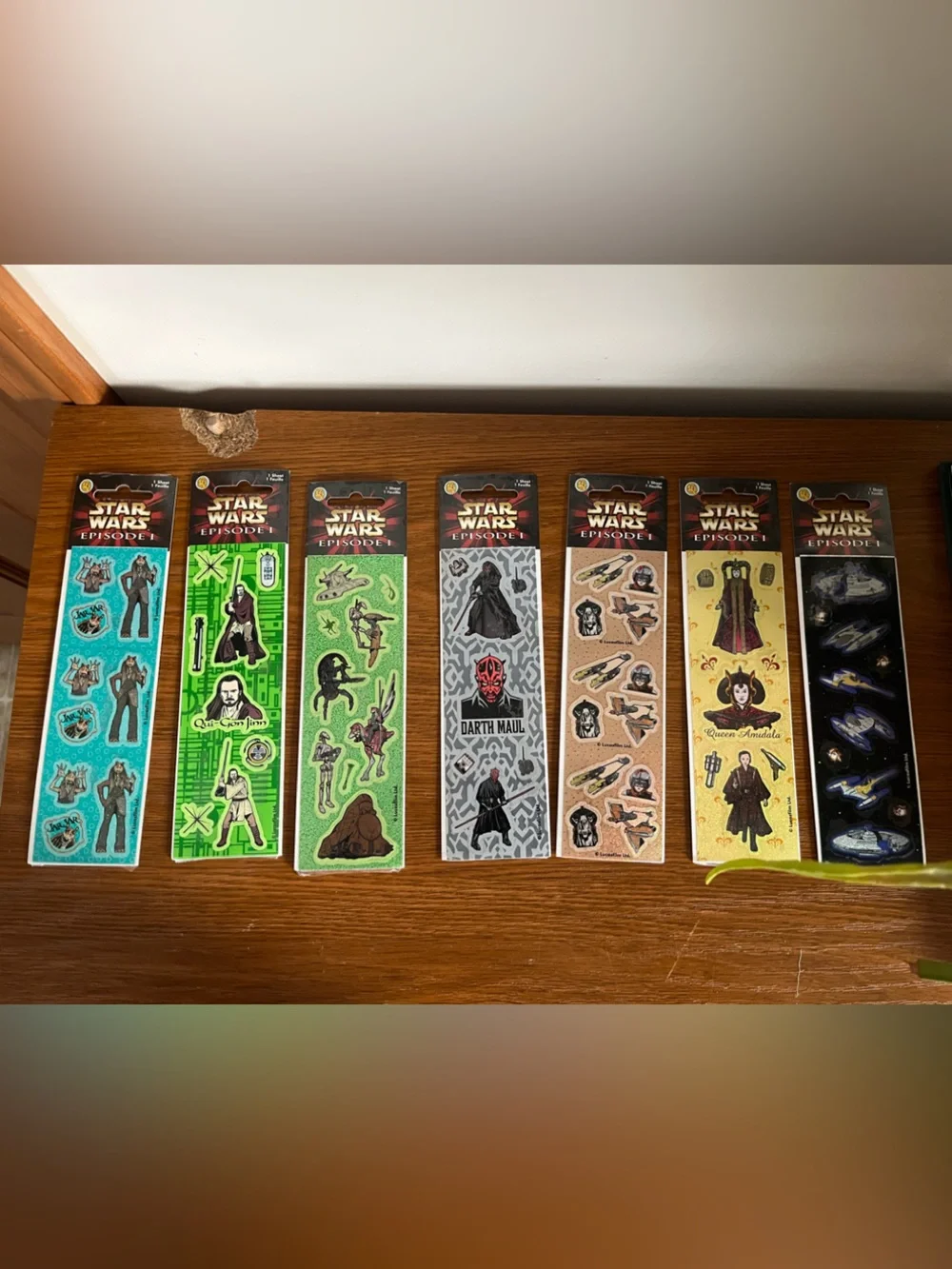 Lot of Sandylion Prismatic Vintage Star Wars Episode 1 Stickers